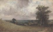 John Constable West End Fields,Hampstead,noon painting